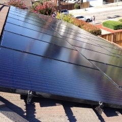 美丽的太阳能设施，在圣何塞，加州