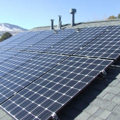 3.06KW屋顶安装LG太阳能阵列