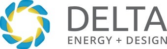 Delta能源和设计的标志