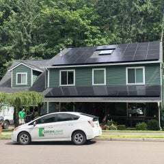 绿光太阳能安装