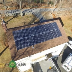 4.95KW加拿大太阳能275W MiloCrystalline安装在Millbury MA