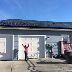 另一个快乐热太阳能解决方案客户!